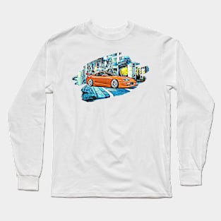 Supra Tokyo Night Print Long Sleeve T-Shirt